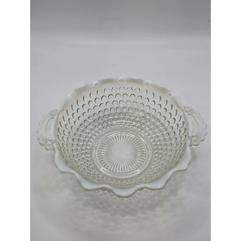 Fenton opalescent hobnail